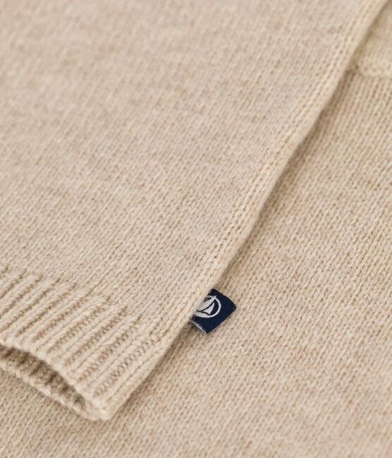 Set 2 pezzi in maglia beige motivo azzurro A0AZJ 01 PETIT BATEAU 