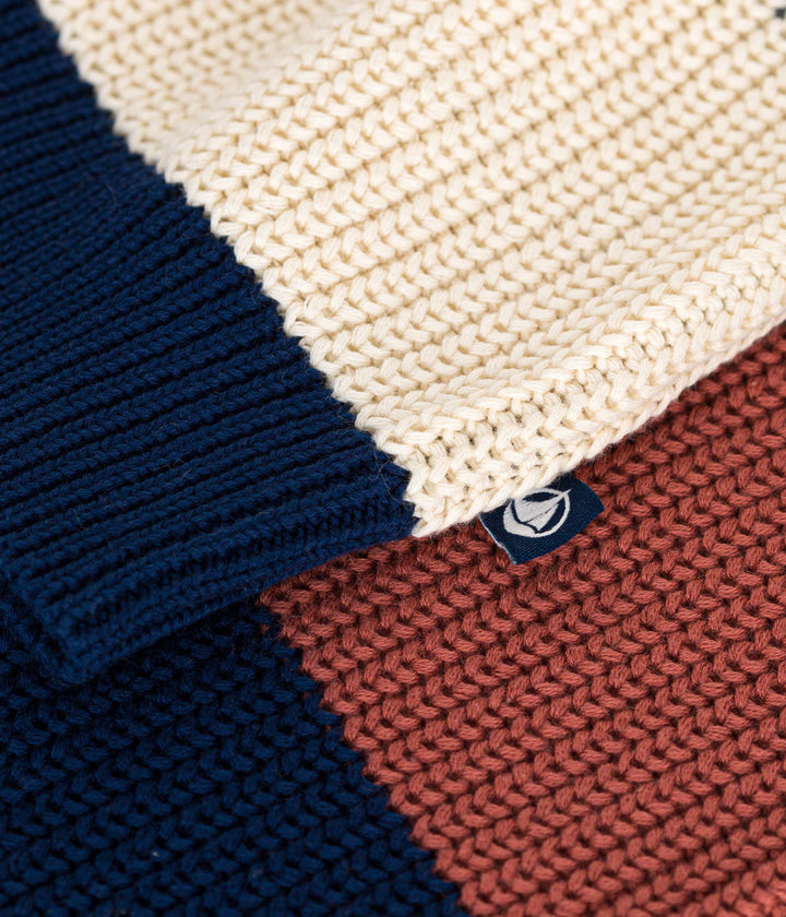 MAGLIONE IN COTONE RIGATO DONNA A09JX 01 PETIT BATEAU 