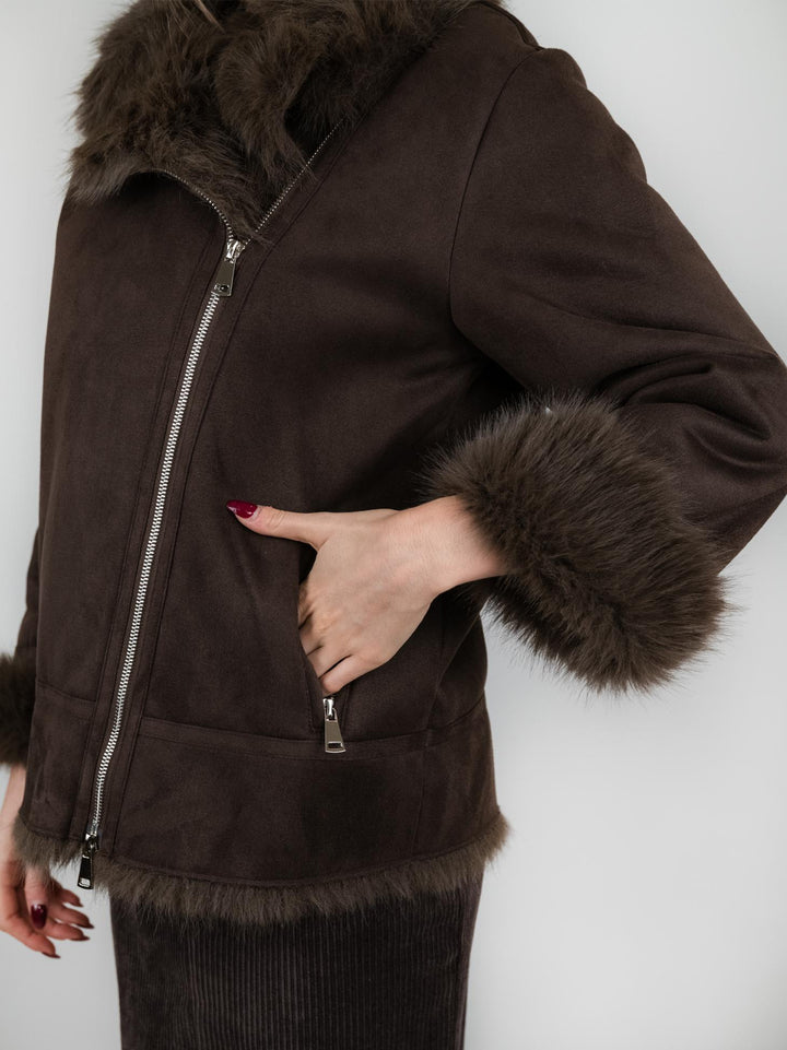 ECOMONTONE TESTA MORO CON PELLICCIA ECOLOGICA B520SILK 13 ANDREA MORANDO 