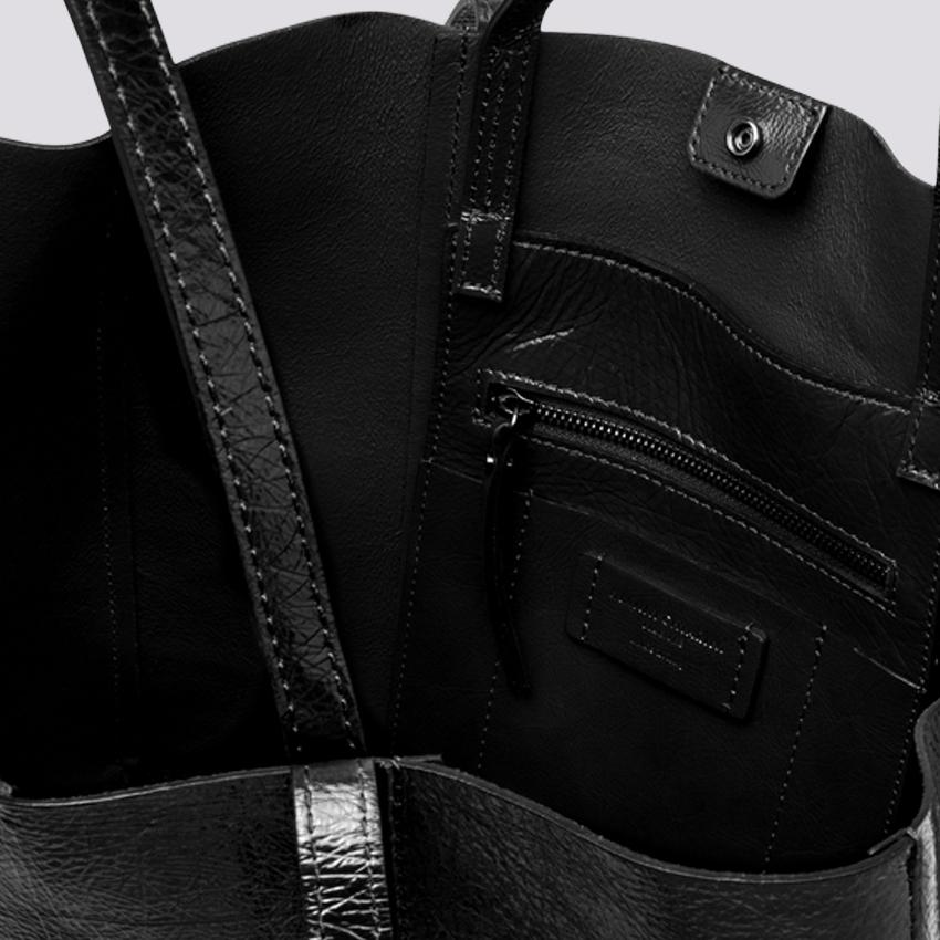 Borsa Super Light in Naplack nero BS 10336 NPK 001 GIANNI CHIARINI 