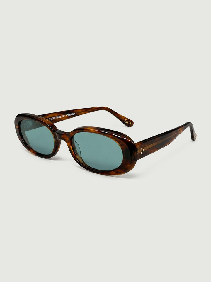 Occhiale da sole Kikki in acetato Havana Tiffany KIKKI HAVANA GREEN BIMOR 