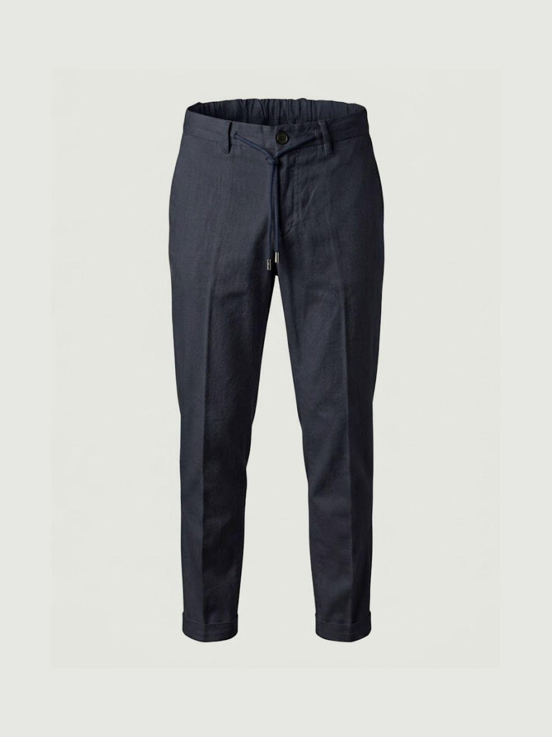 Pantalone in liocell con coulisse navy Y0007M 7000 ANDREA MORANDO 