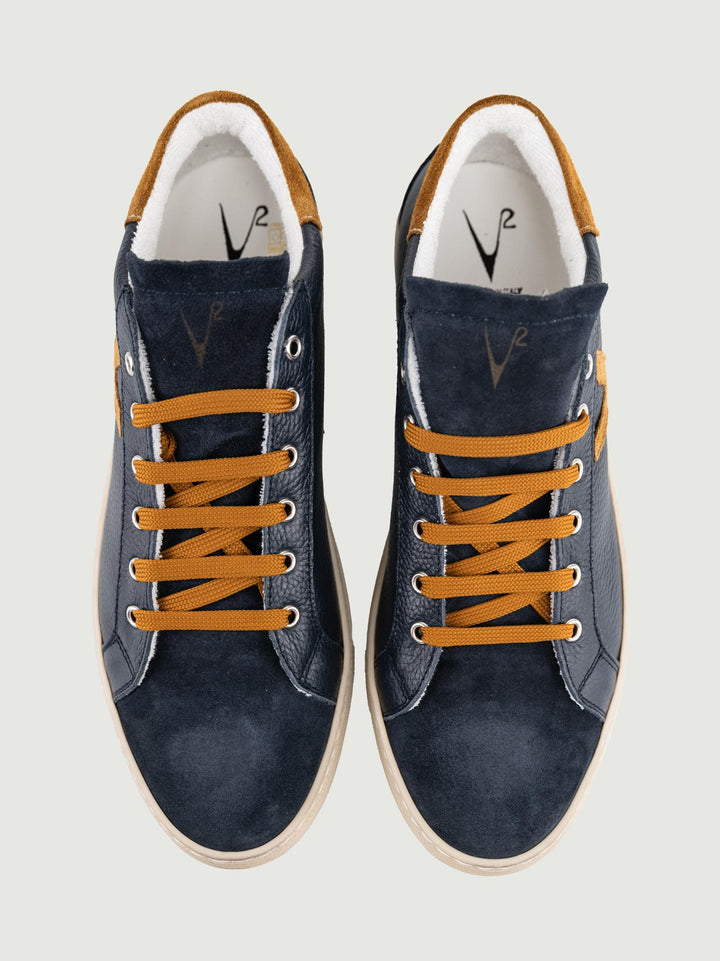 SNEAKER OLYMPIC BLU E CUOIO SUBLGOB OT V2 