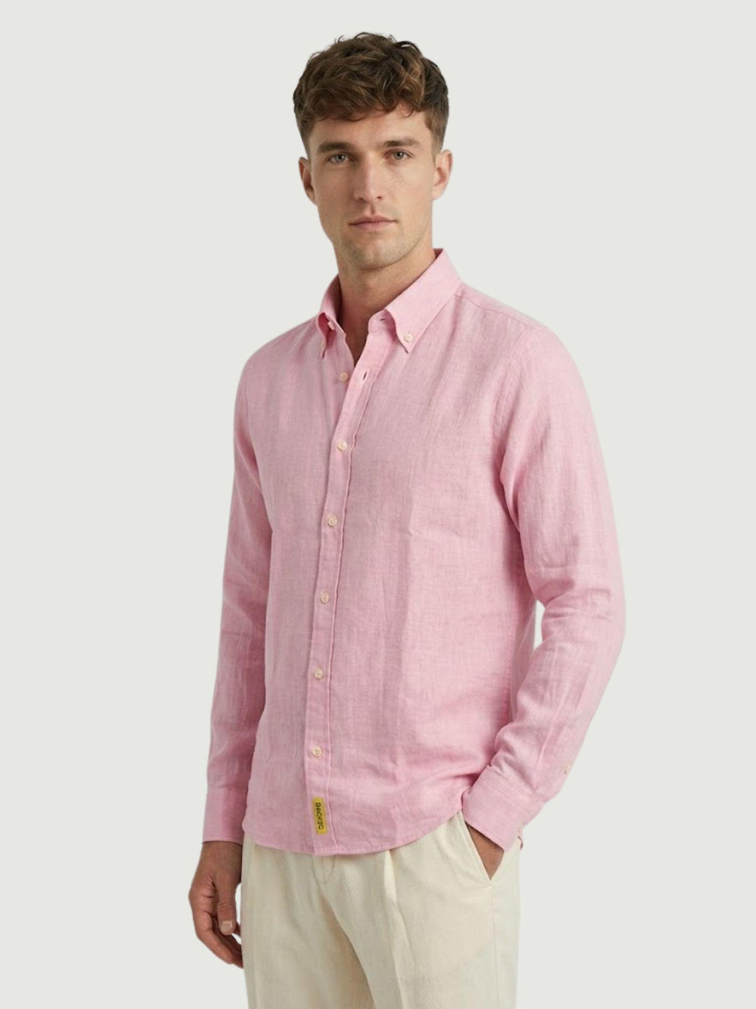Camicia Bradford in lino rosa BRAD/TC162 P02 BAGGIES 