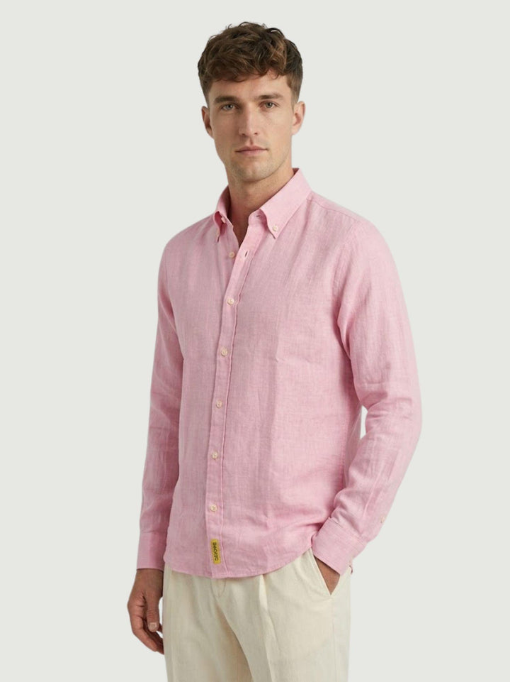 Camicia Bradford in lino rosa BRAD/TC162 P02 BAGGIES 