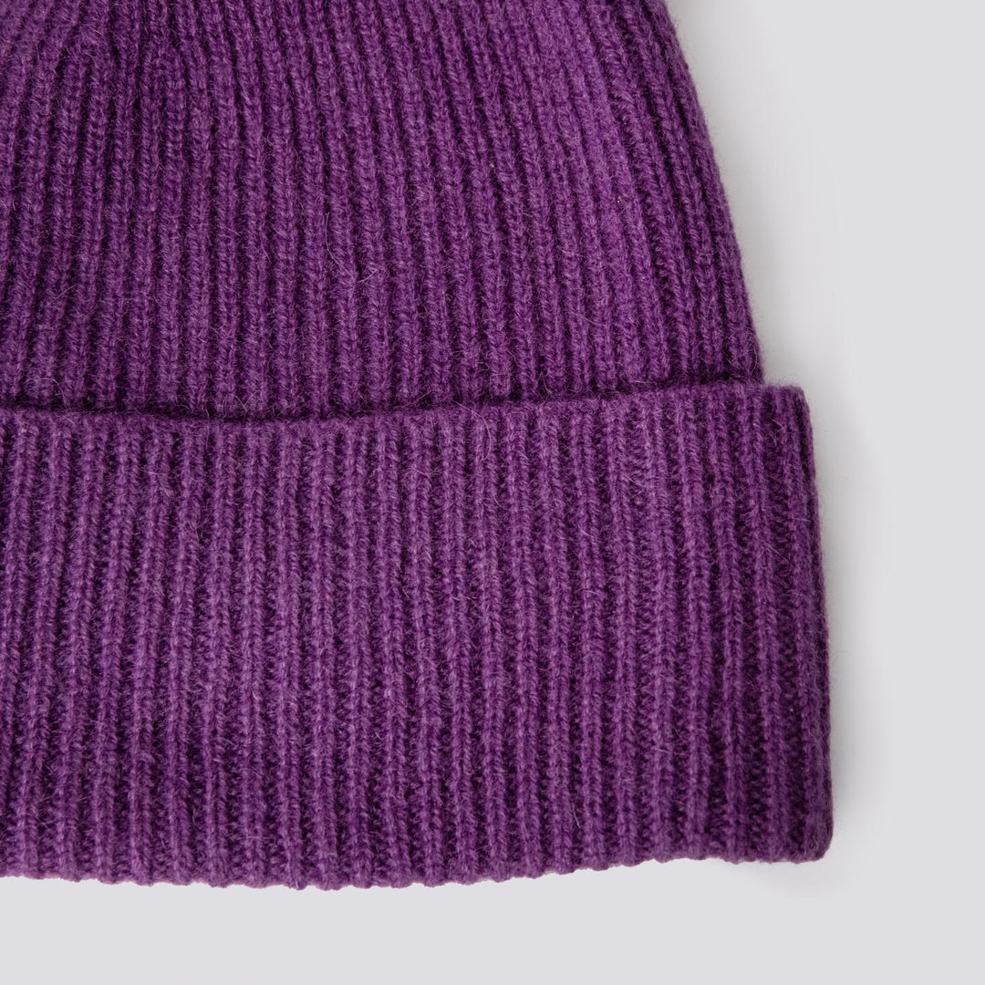 Berretto Hortense in cashmere viola HORTENSE VIOLA ABSOLUT CASHMERE 
