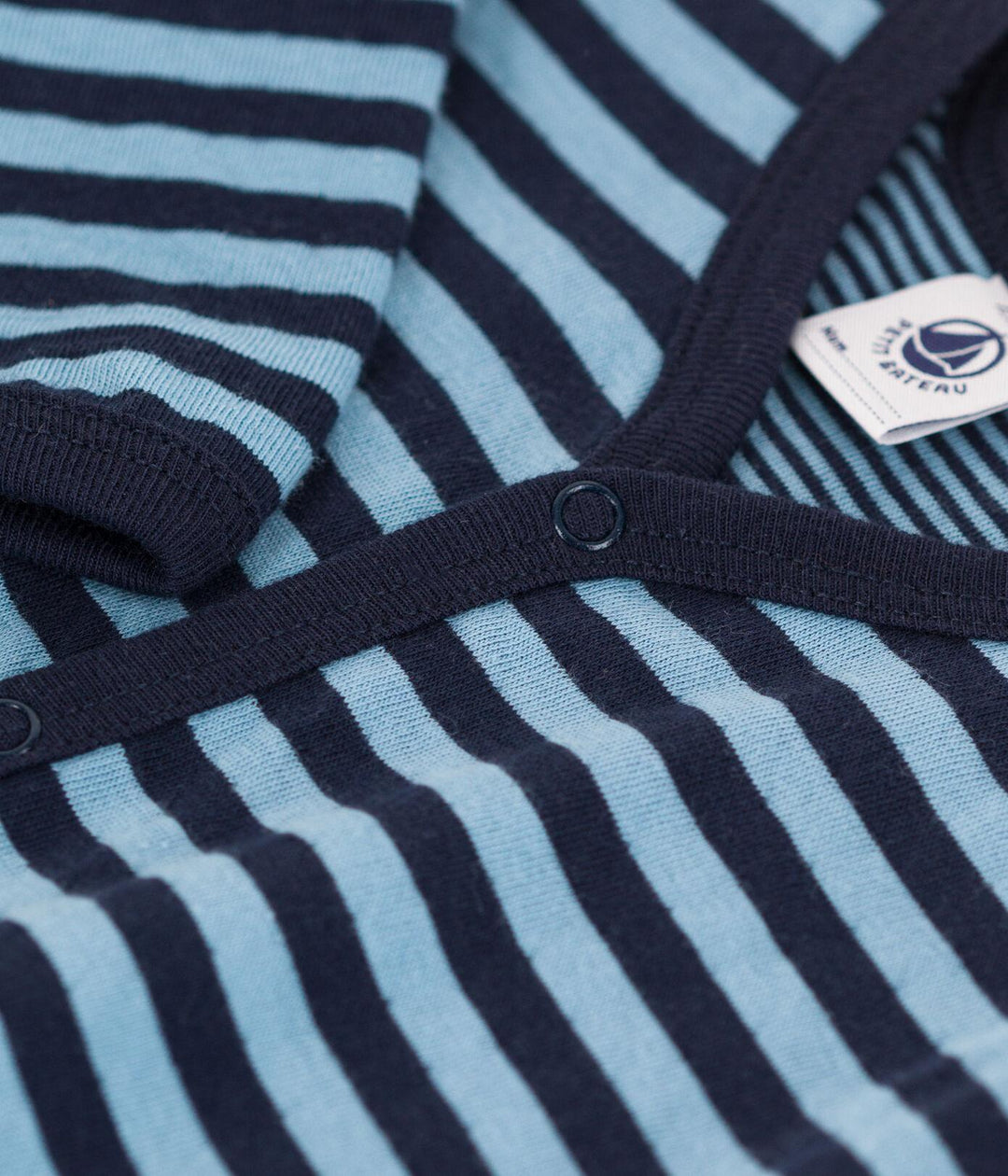 TUTINA PIGIAMA BEBÈ IN TUBIQUE A RIGHE A088B 01 PETIT BATEAU 