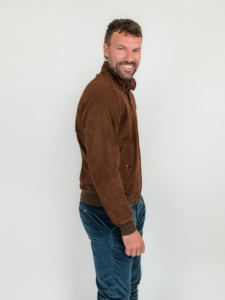GIACCA G9 SCAMOSCIATA CUOIO BRCPS0939 711 BARACUTA 