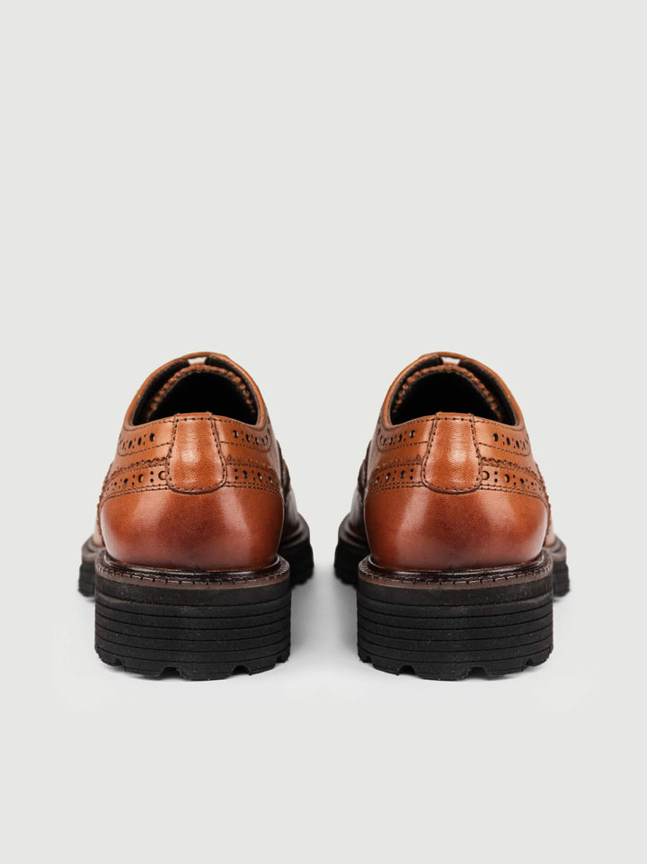 FRANCESINA IN PELLE SFUMATA TABACCO 35034 TABACCO BRAIN 