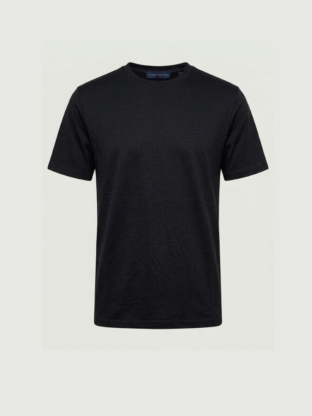 T-shirt in jersey di cotone nera 5903426 900 ANDREA MORANDO 