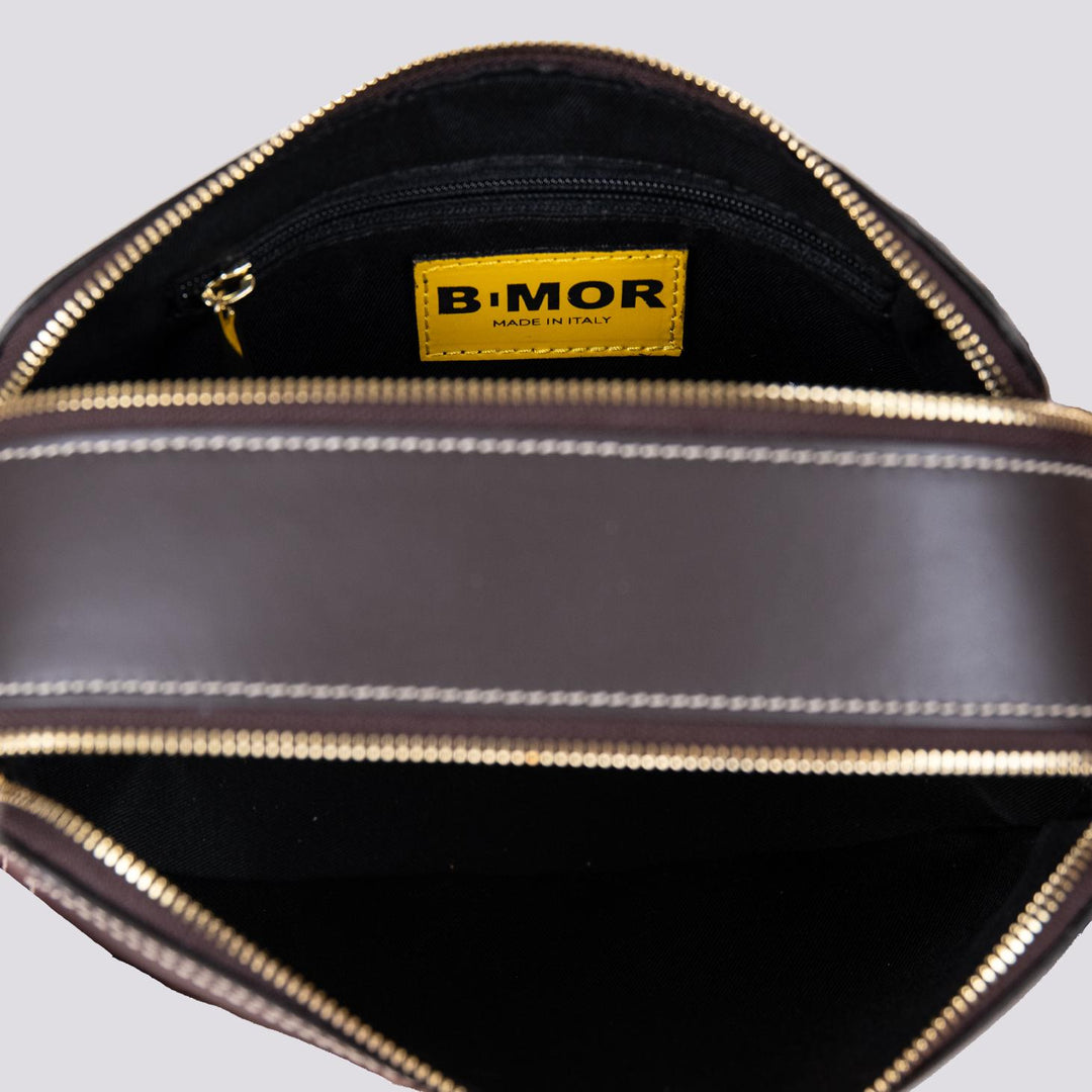 BORSA A TRACOLLA MAXI YOURS IN PELLE testa moro MAXI YOURS T MORO BIMOR 