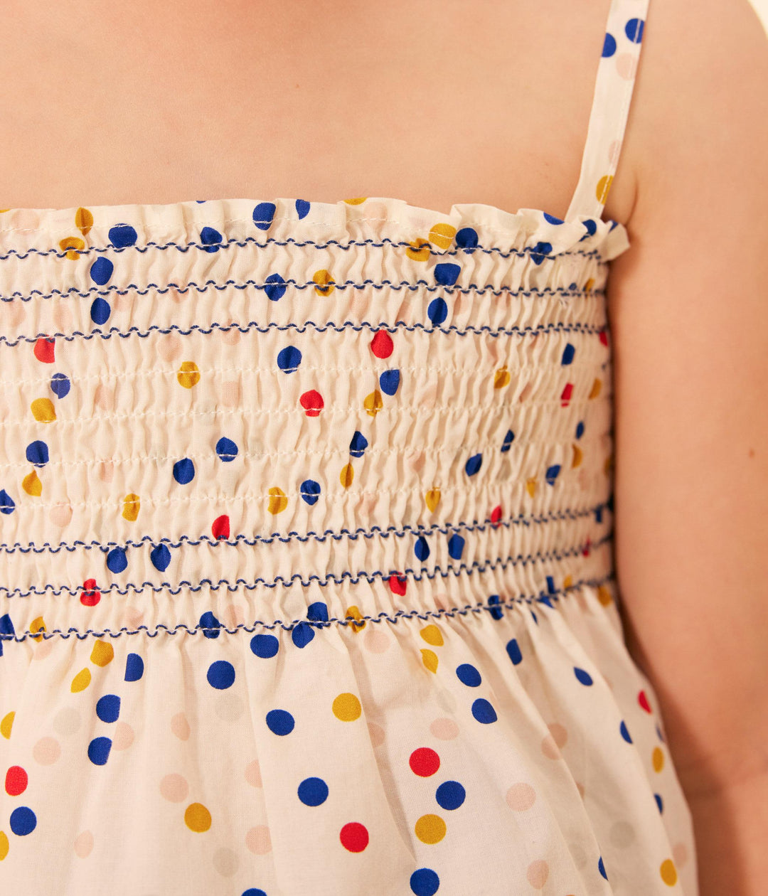 BLUSA SENZA MANICHE IN COTONE BAMBINA
