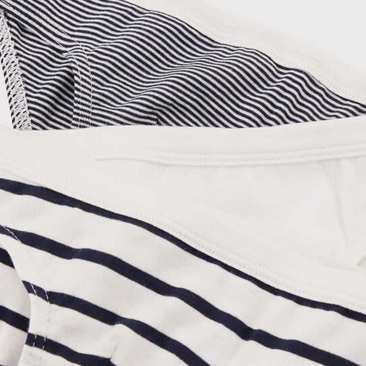 CONFEZIONE DA 3 SLIP BAMBINO MILLERIGHE IN COTONE A01DR 00 PETIT BATEAU 