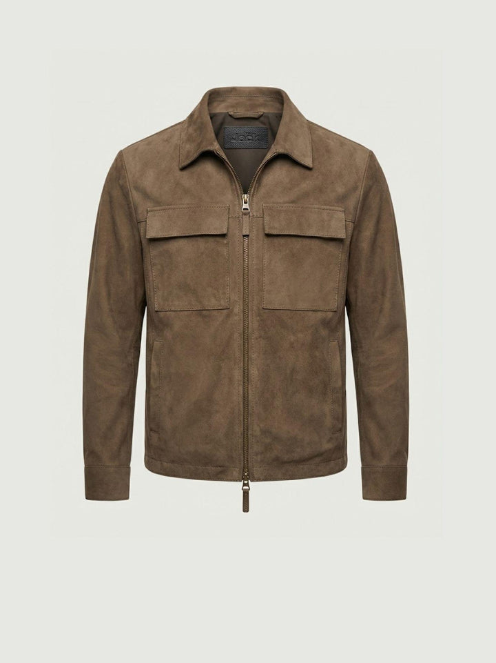 Giacca Tarragon in camoscio palude TARRAGON 714 JACK LEATHER 