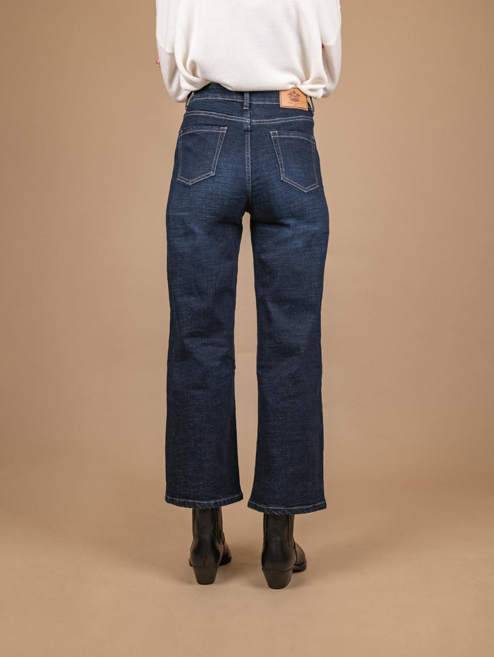JEANS A PALAZZO SCURO 9065 DENIM SCURO ANDREA MORANDO 