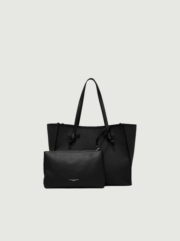 Shopping Marcella in tessuto nero corda 6850 CNV-SE 4250 GIANNI CHIARINI 