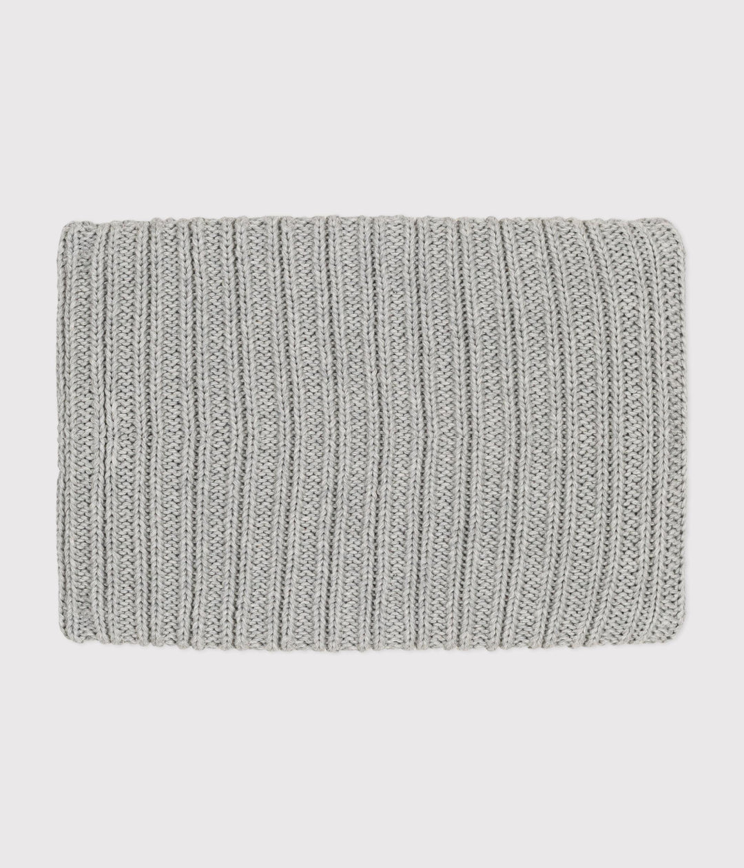 Snood grigio in maglia foderata in pile bambino A0BS0 10 PETIT BATEAU 