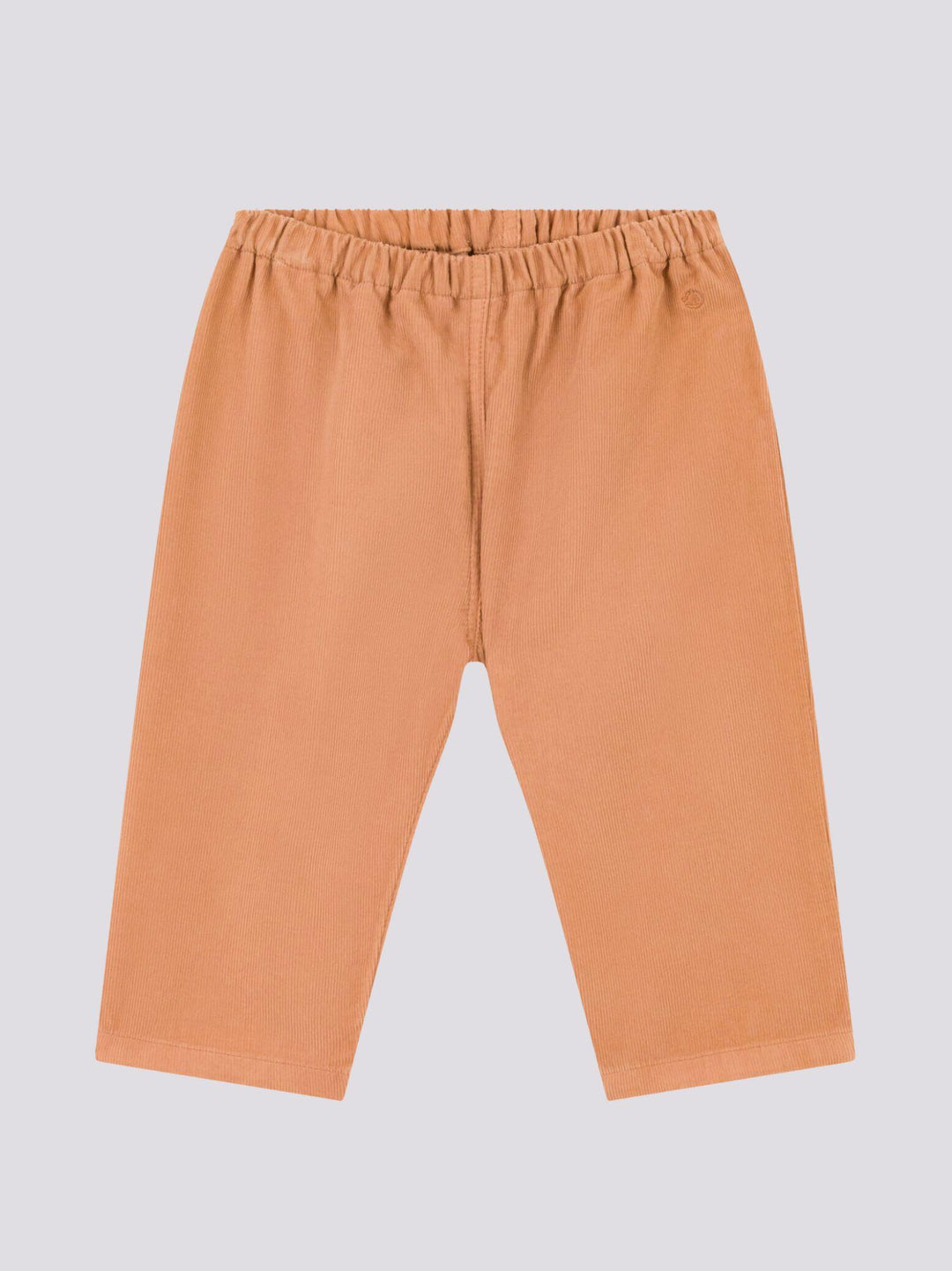 PANTALONI DI VELLUTO A COSTINE SOTTILI SALMONE A08IT 03 PETIT BATEAU 
