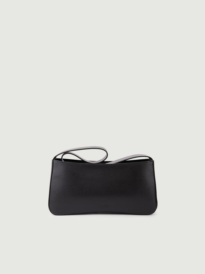 BORSA A SPALLA SEVENTY IN PELLE NERA SEVENTY NERO BIMOR 