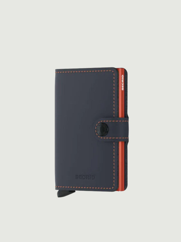 MINIWALLET MATTE BLU ORANGE MM NIGHTBLUE/ORANGE SECRID 