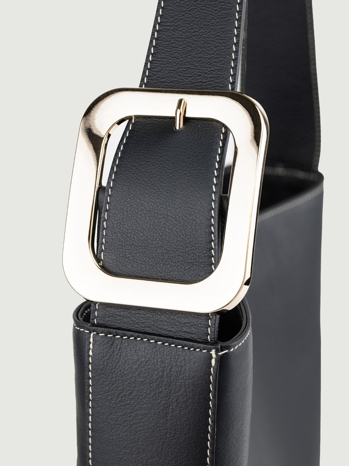 BORSA GRACE IN PELLE NERA GRACE NERO ANDREA MORANDO 