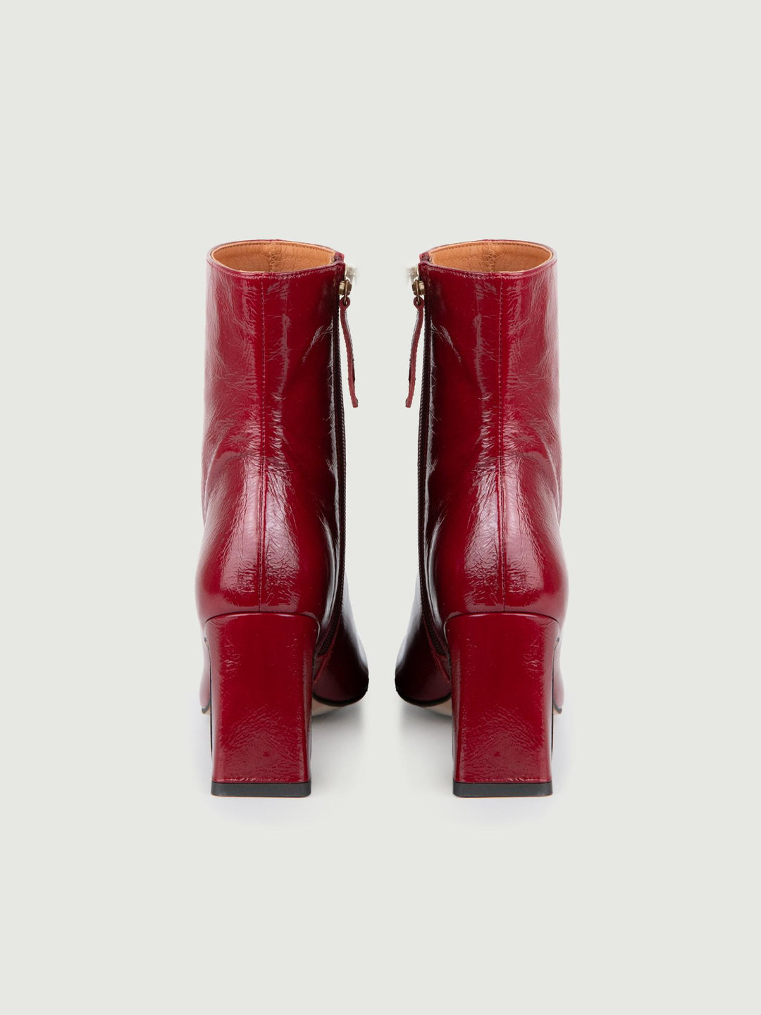 STIVALETTO IN PELLE NAPLAK ROSSA