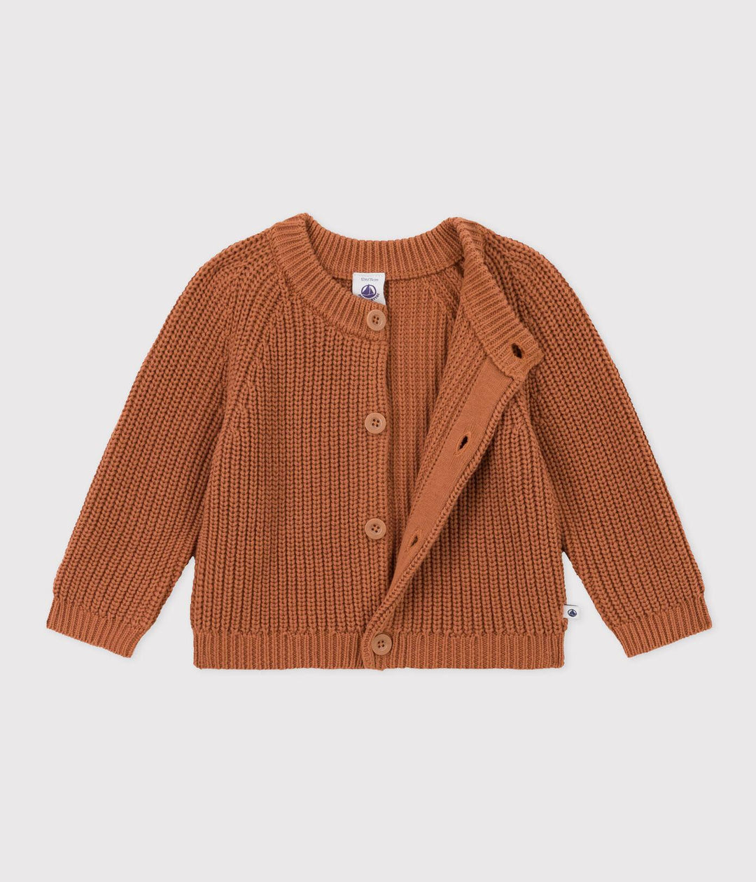 CARDIGAN IN TRICOT DI COTONE A089S 02 PETIT BATEAU 