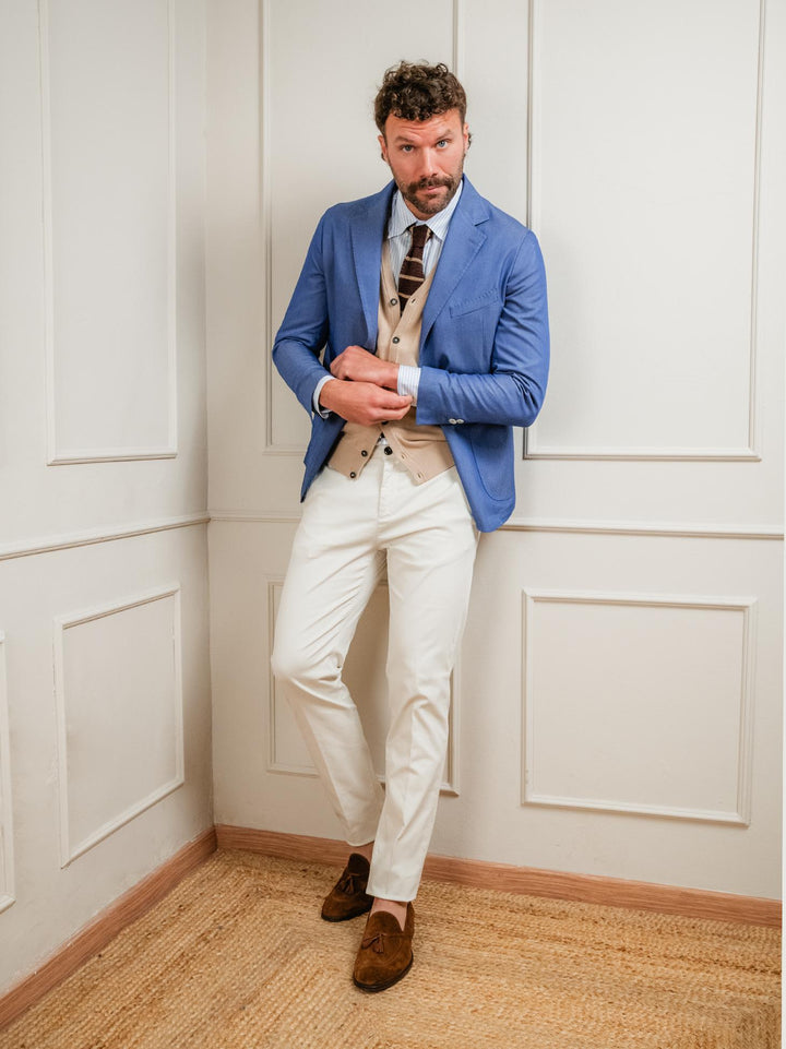BLAZER MONOPETTO BLU JEANS PONZA JEANS ANDREA MORANDO 