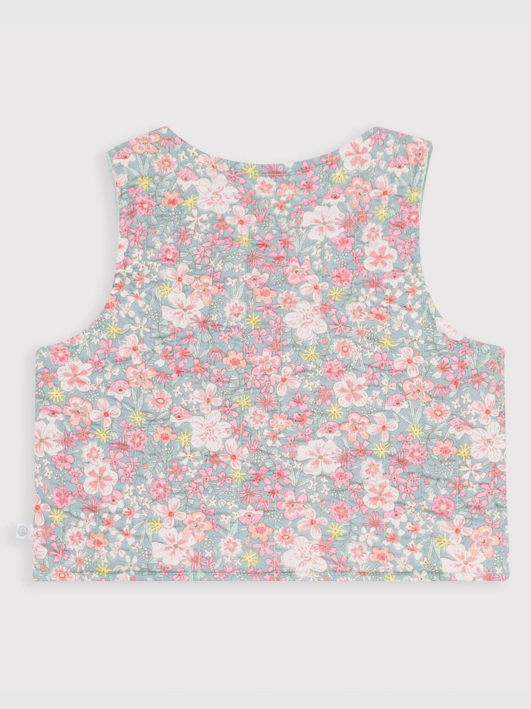 Gilet in cotone con stampa floreale A0EZV 01 PETIT BATEAU 