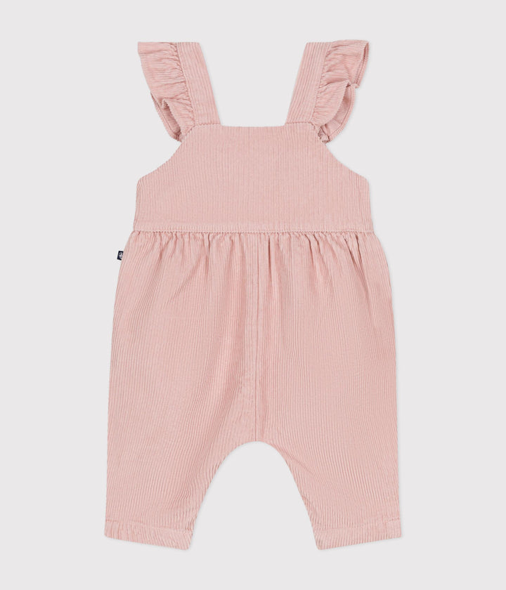 Salopette in velluto rosa A0B0C 01 PETIT BATEAU 