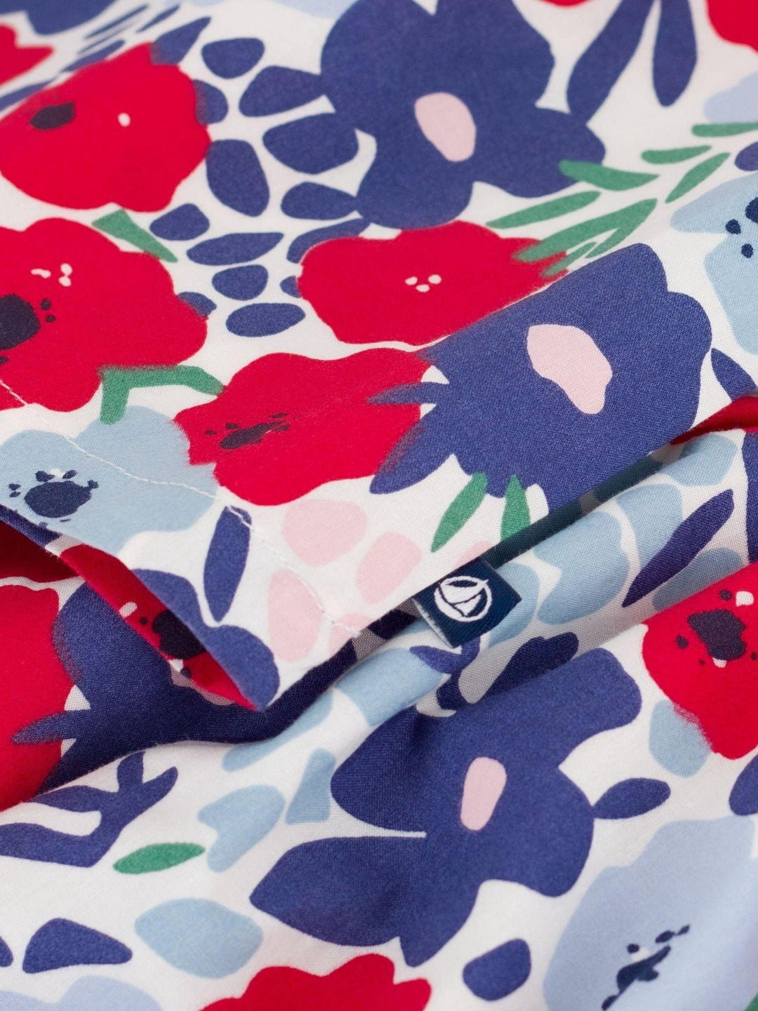 Vestito con volant e bloomer coordinato in cotone A0F4X 01 PETIT BATEAU 