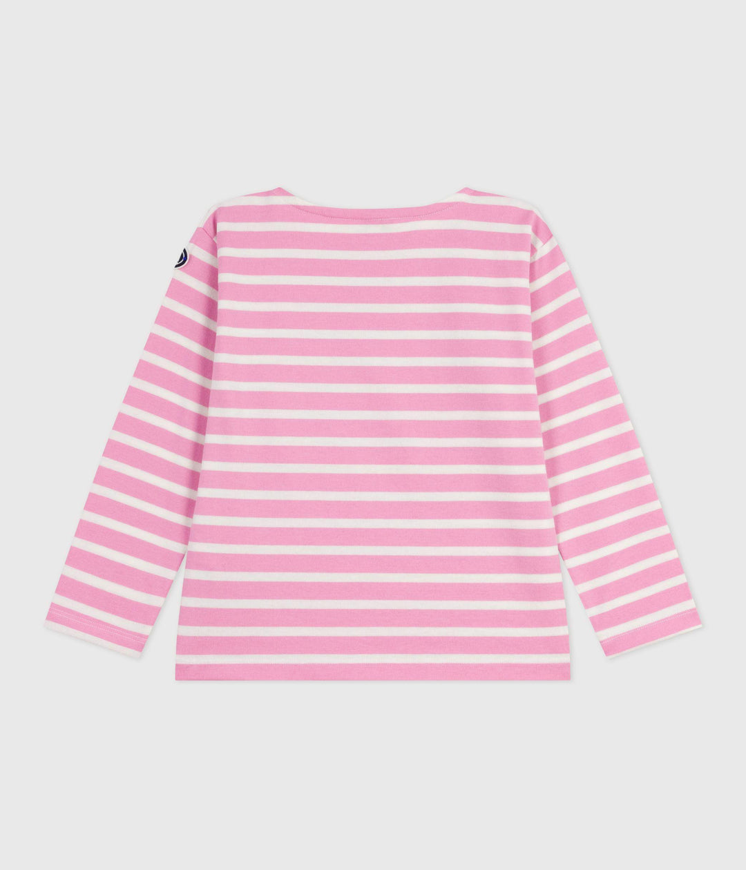 Marinière in cotone rosa bambina A0E8A 04 PETIT BATEAU 