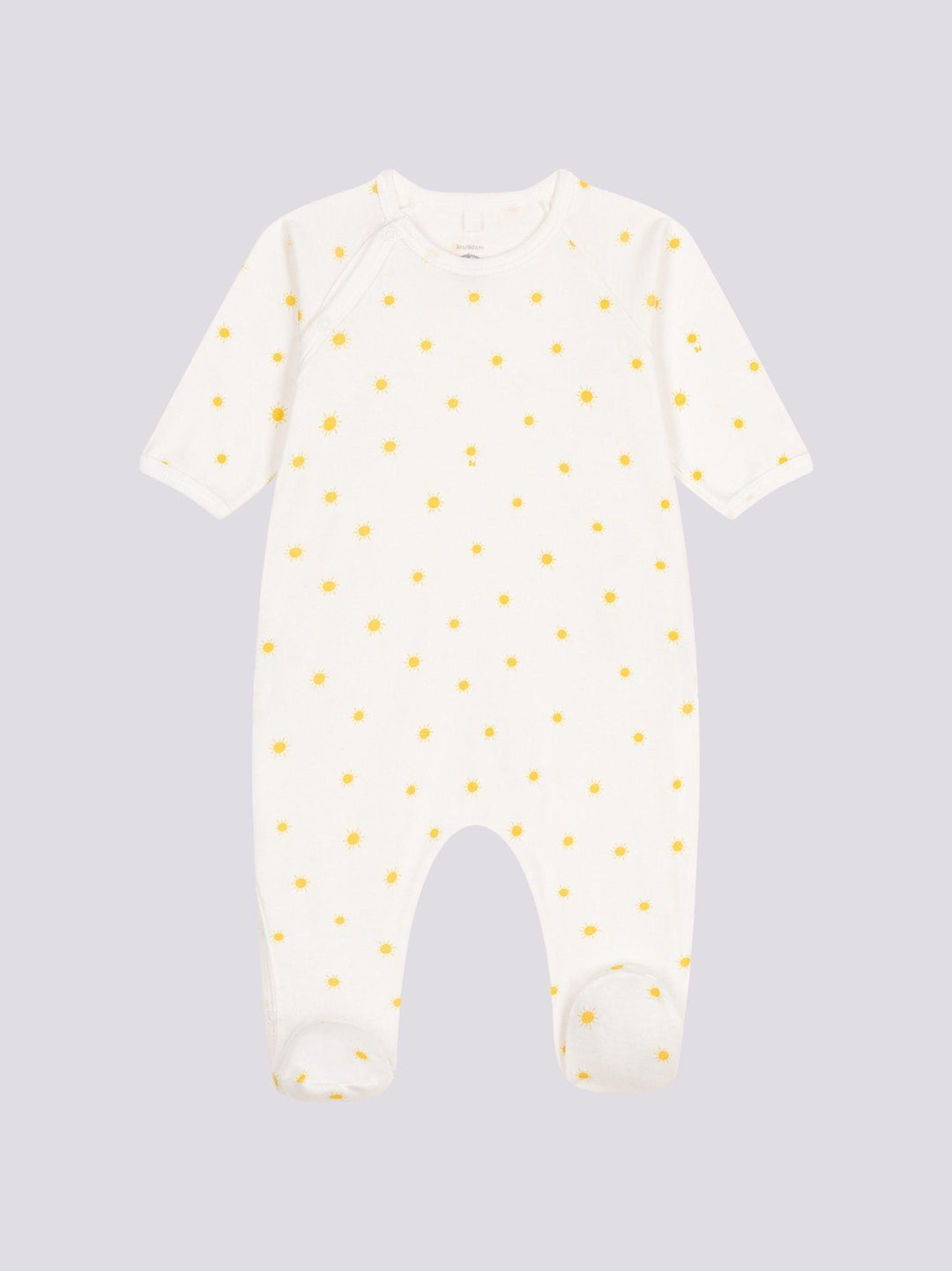 PIGIAMA BEBÈ IN COTONE fantasia piccoli soli A09GF 03 PETIT BATEAU 