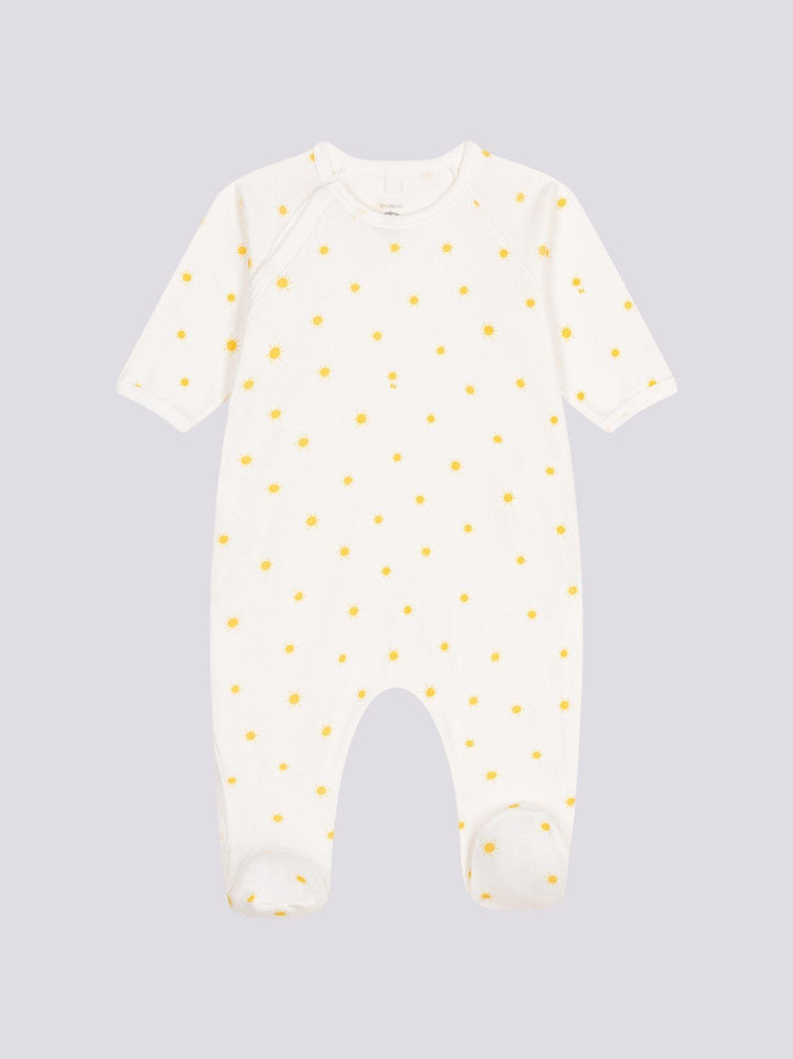 PIGIAMA BEBÈ IN COTONE fantasia piccoli soli A09GF 03 PETIT BATEAU 