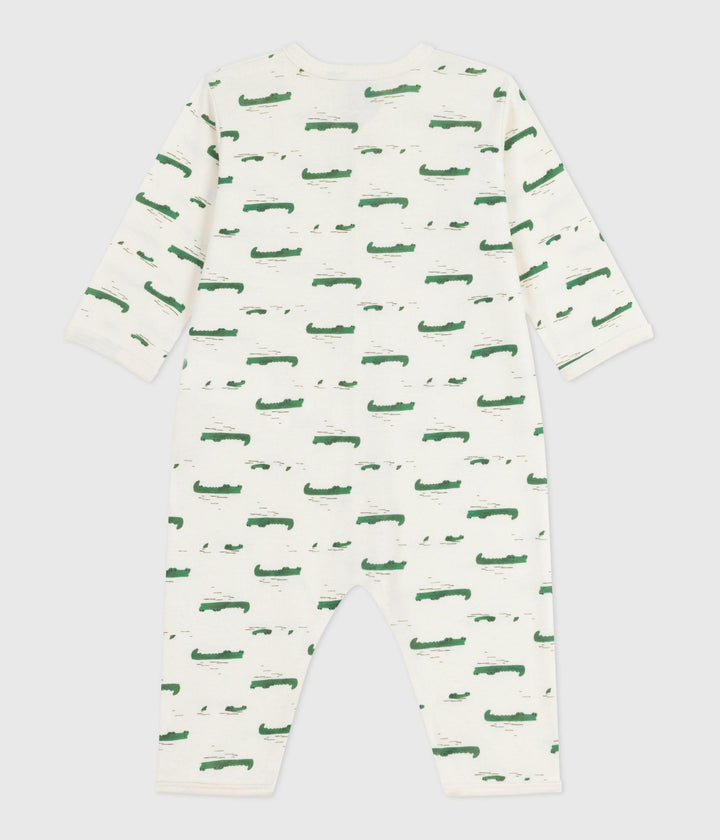 Pigiama senza piedini in cotone stampato neonato A0E83 07 PETIT BATEAU 