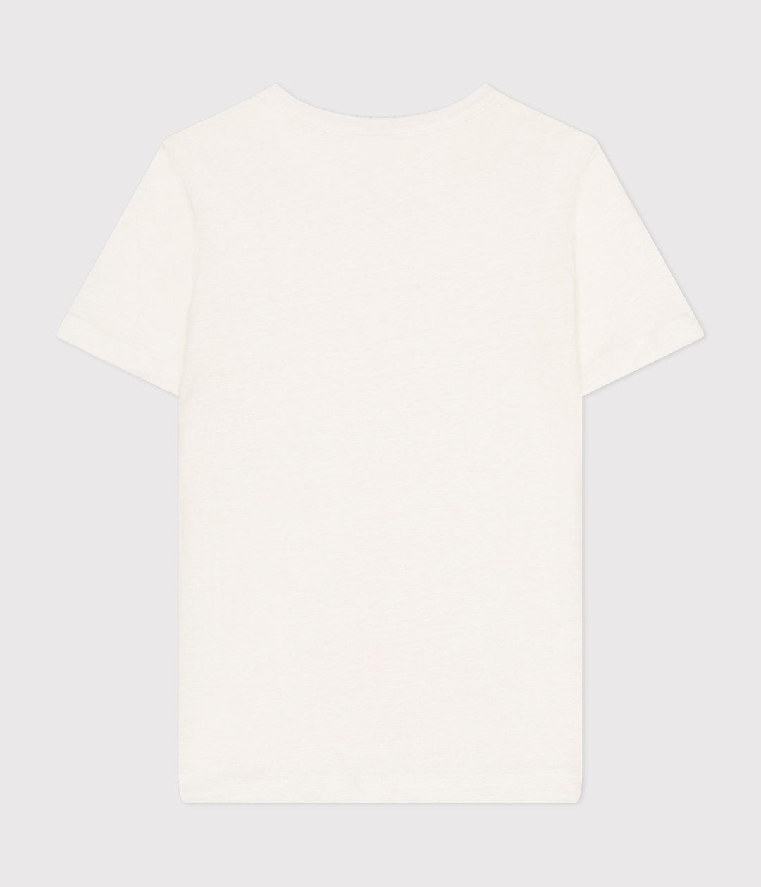 T-SHIRT L'ICONIQUE IN LINO BIANCA DA DONNA A0A4R 01 PETIT BATEAU 