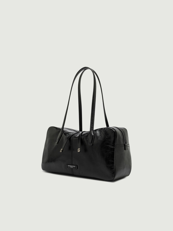 BORSA ARYNA IN PELLE VINTAGE NERA BS 11802 RALPH 001 GIANNI CHIARINI 