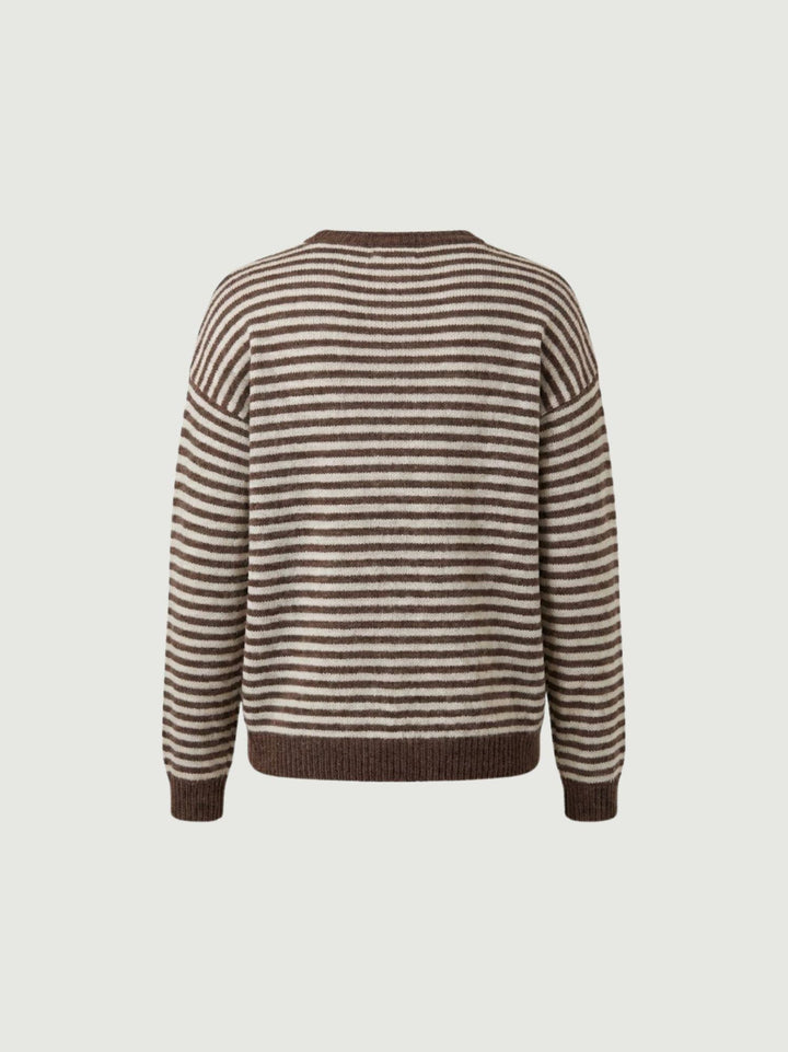 MAGLIA A RIGHE CAFFE' 25866 MORO ANDREA MORANDO 