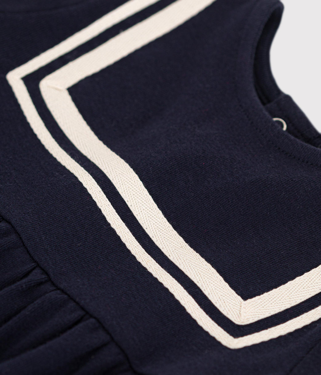 ABITO BEBÈ ALLA MARINARA BLU IN COTONE BIOLOGICO A0A1R 01 PETIT BATEAU 