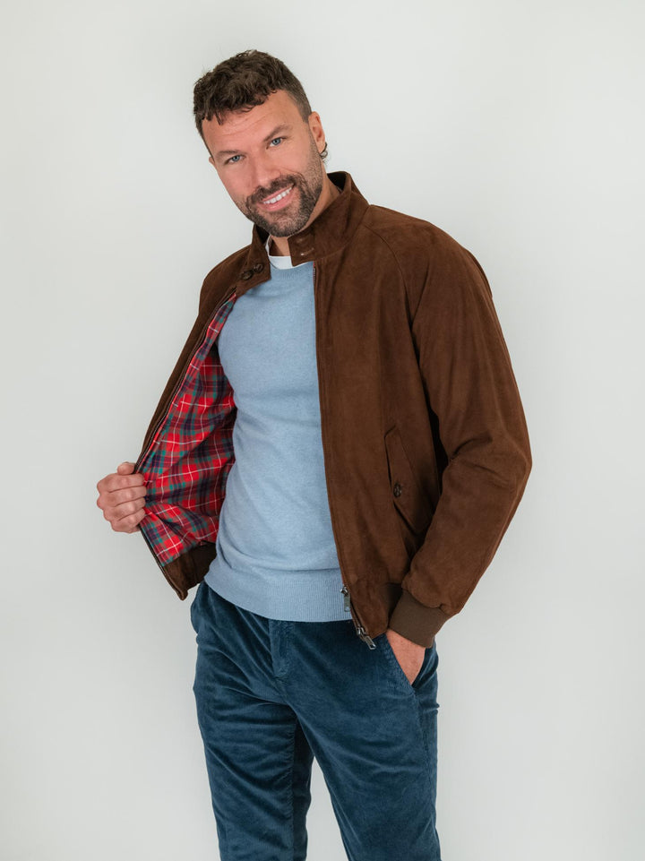 GIACCA G9 SCAMOSCIATA CUOIO BRCPS0939 711 BARACUTA 