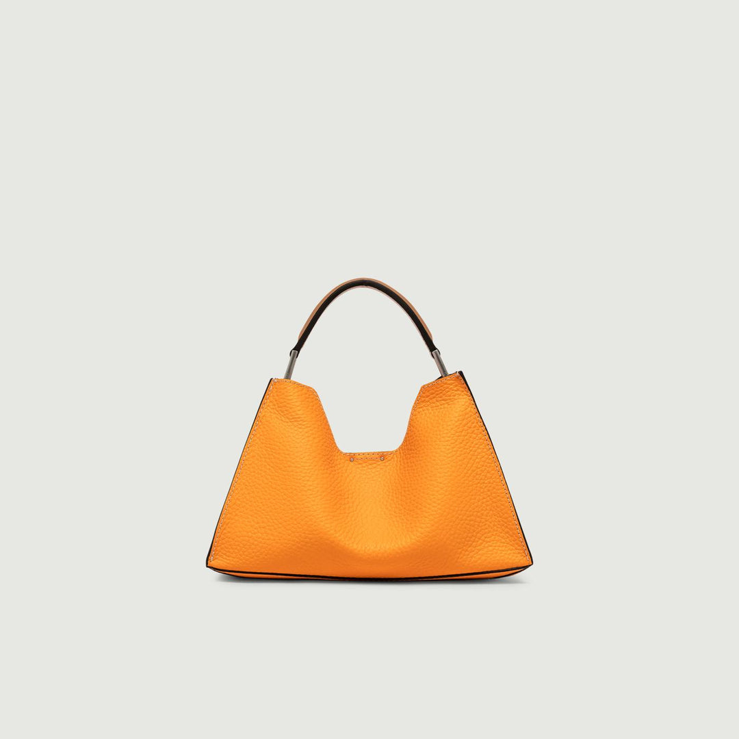 BORSA IN PELLE AURORA COLOR ARANCIO BS 10565 RNGDBL-NA 13316 GIANNI CHIARINI 