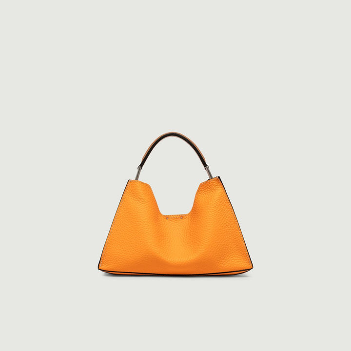 BORSA IN PELLE AURORA COLOR ARANCIO BS 10565 RNGDBL-NA 13316 GIANNI CHIARINI 