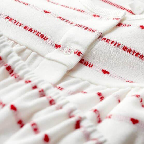 Abito manica corta in cotone biologico 59721 01 PETIT BATEAU 