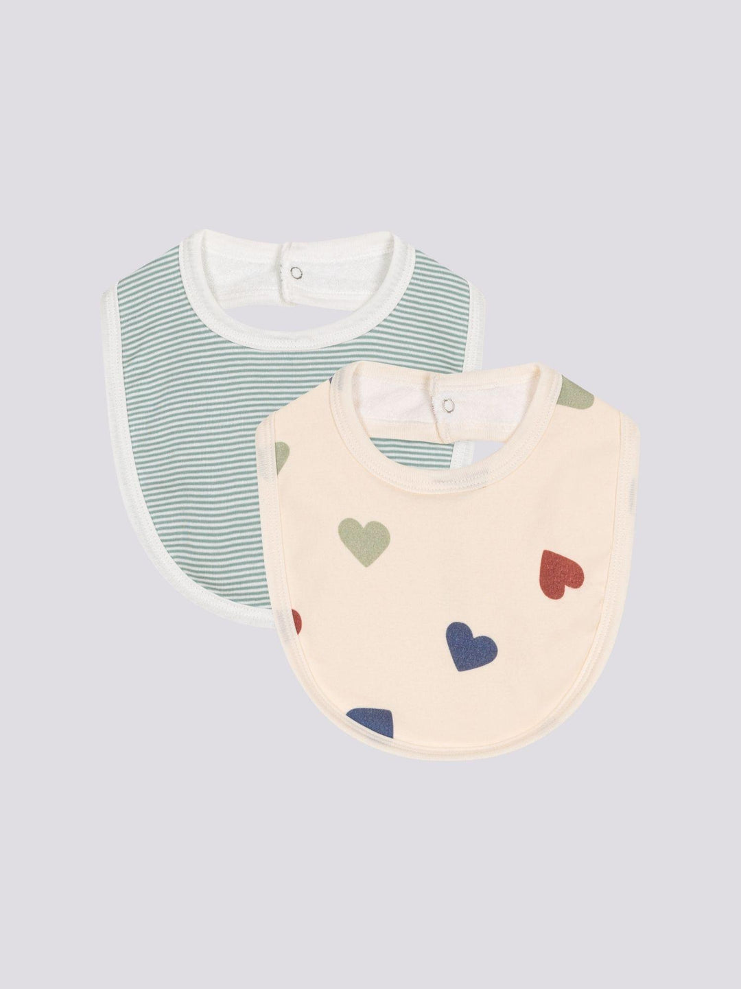 CONFEZIONE DA 2 BAVAGLINI BEBÈ IN COTONE A09SE 03 PETIT BATEAU 