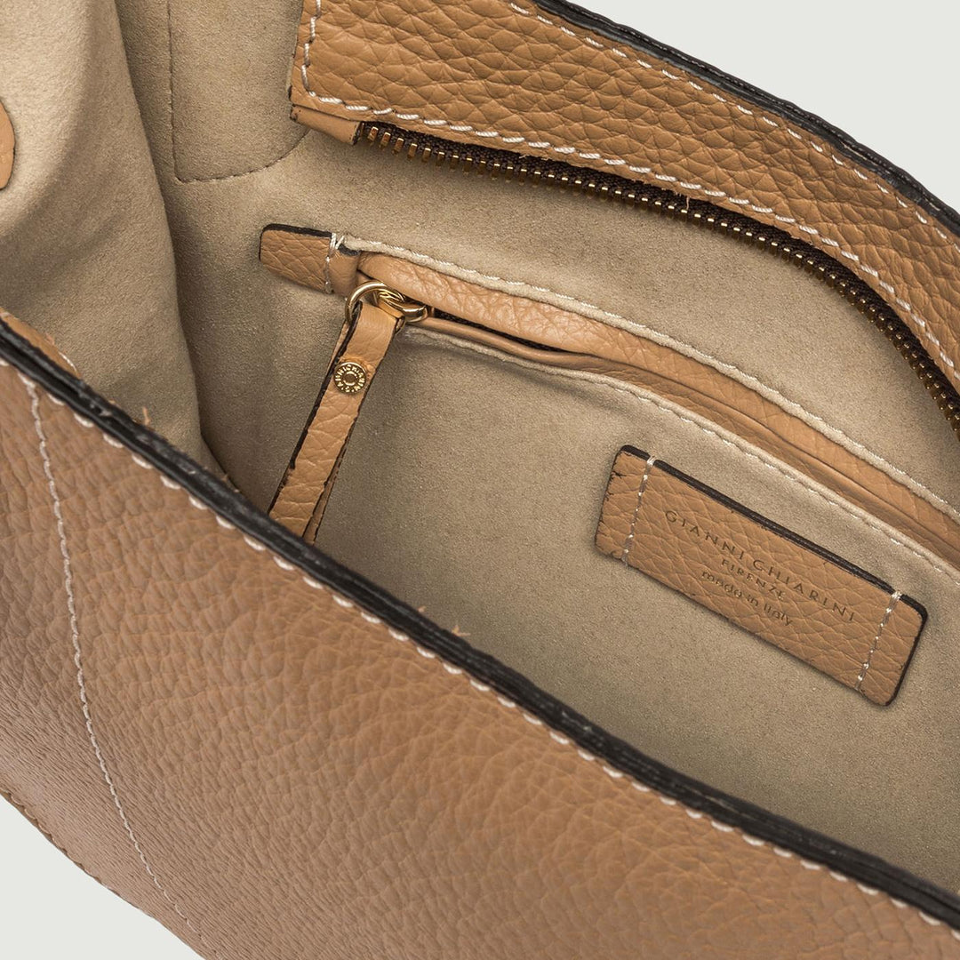 Borsa a mano Lucrezia in pelle cuoio BS 10894 TKL-CM 3619 GIANNI CHIARINI 