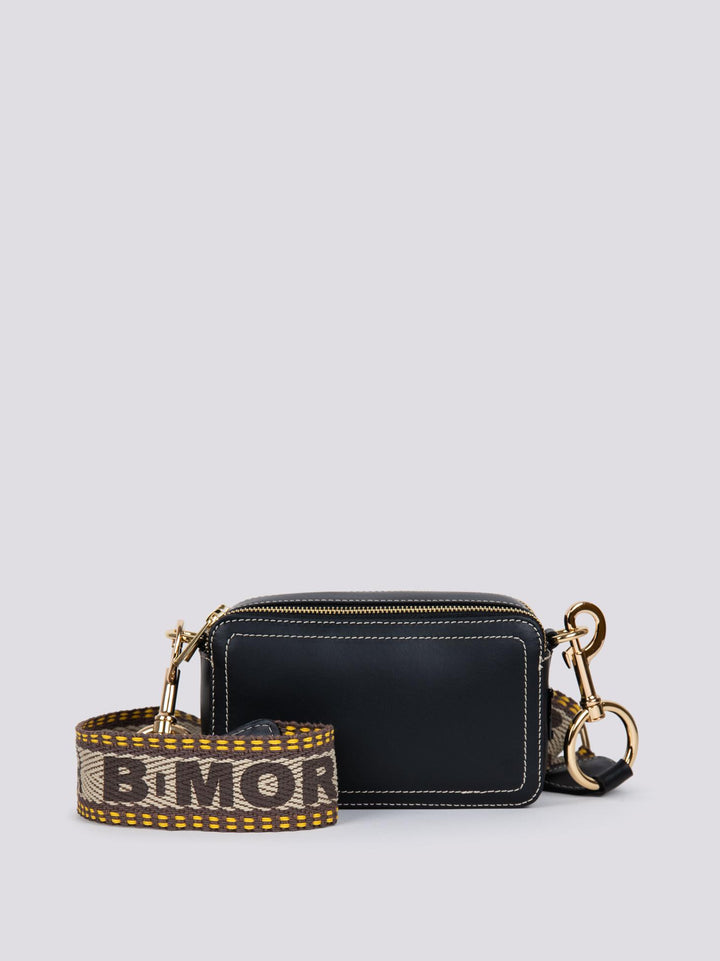 BORSA A TRACOLLA  YOURS IN PELLE NERA YOURS NERO BIMOR 