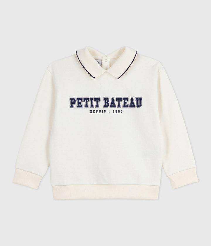 Felpa in cotone stampato bambino A0E21 01 PETIT BATEAU 