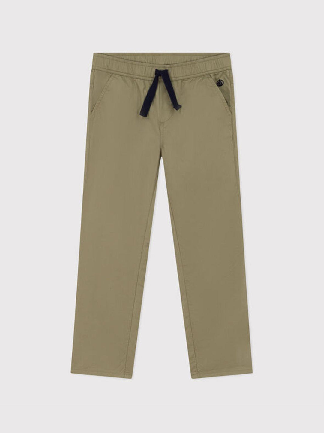 Pantaloni regular in serge di cotone bambino A06Q6 02 PETIT BATEAU 