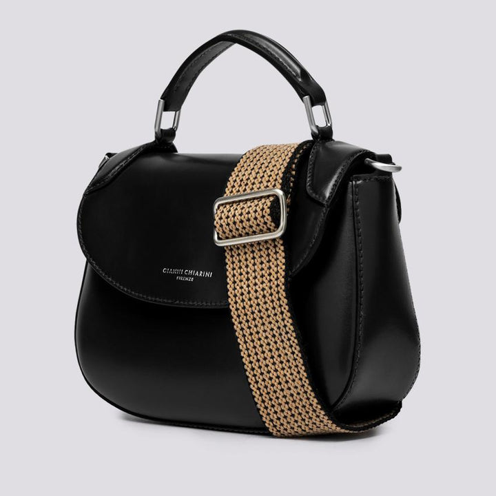 BORSA Grace in PELLE spazzolata nera BS 10410 CALF-NA 001 GIANNI CHIARINI 