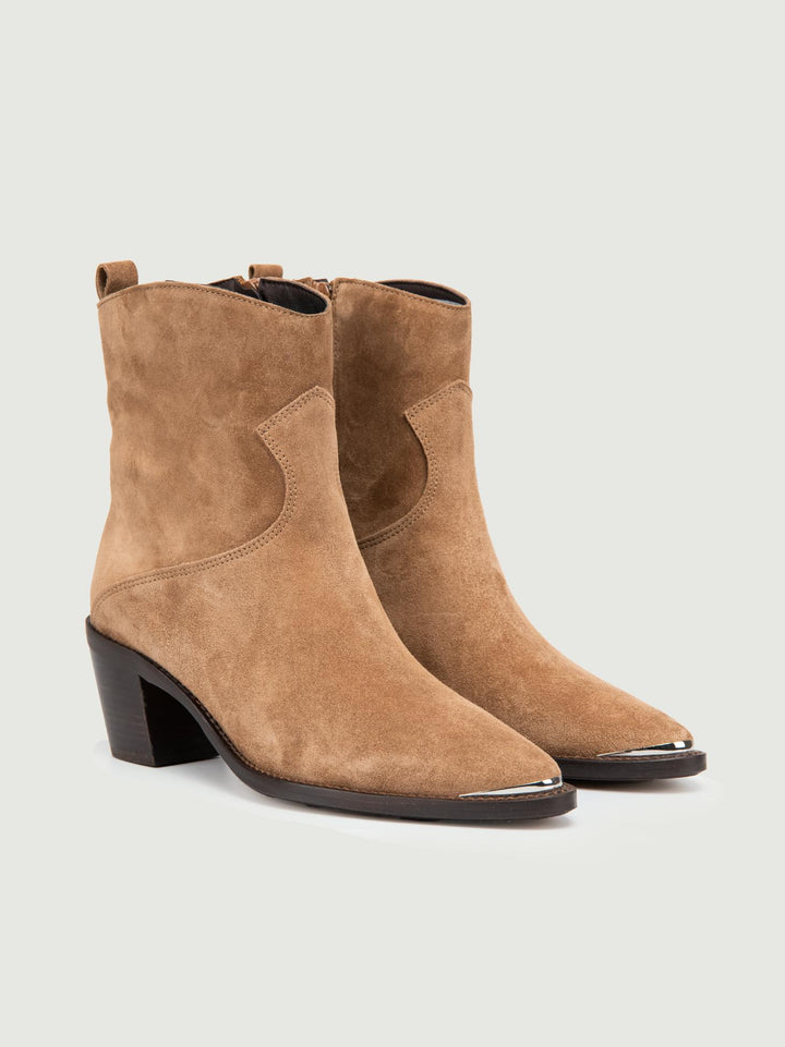 STIVALETTO TEXANO BEIGE CON PUNTALE 5212 09 ALPE 